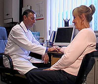 Alan Tinnion at his Ferndown surgery.